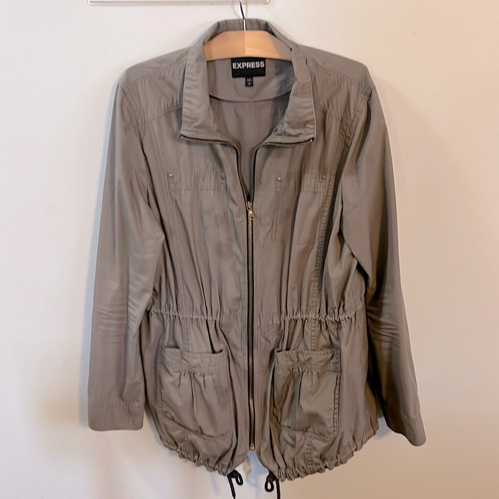 Express Anorak Utility Jacket - Grey